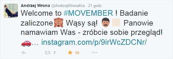 Andrzej Wrona movember twitter