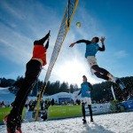 Siatkówka na śniegu